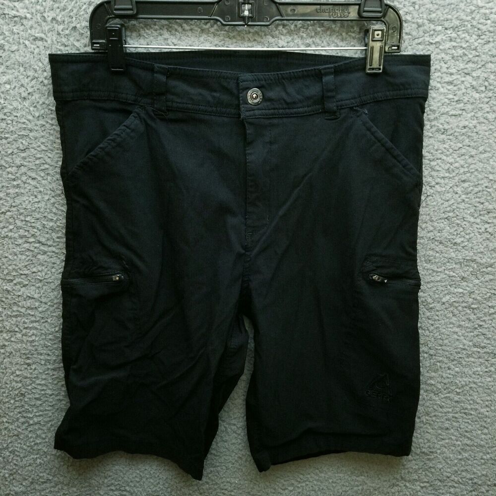 Gerry Men's 38 Black Cargo Shorts 37.25" 10" 12.5"